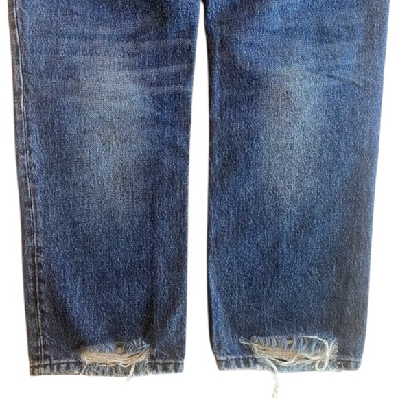 All Saints AVA - Straight - High Waist Jeans - Indigo Blue Med/Dark Sz 28 - NWOT - Picture 5 of 9